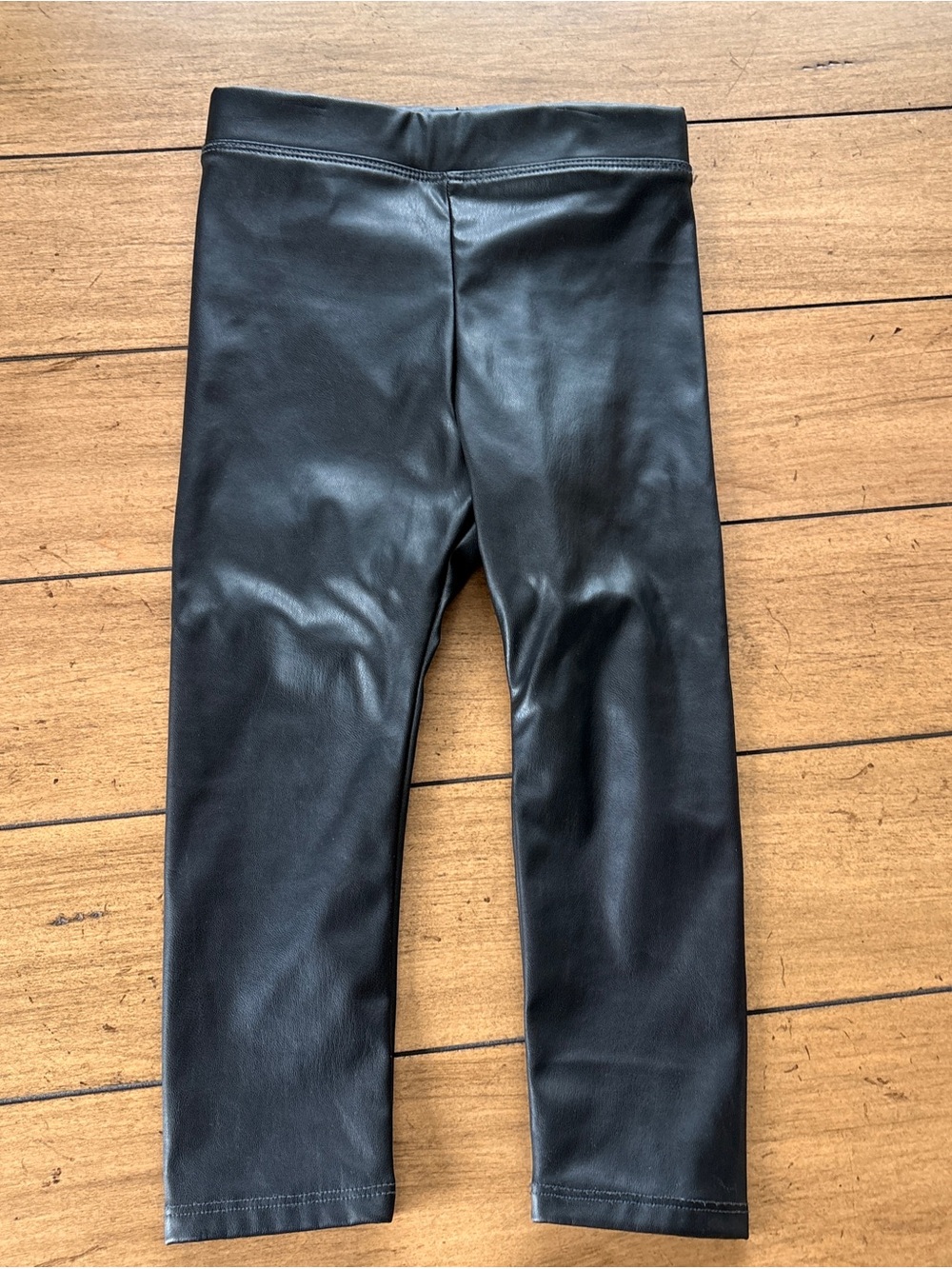 Crewcuts Faux Leather Leggings, Size 3T